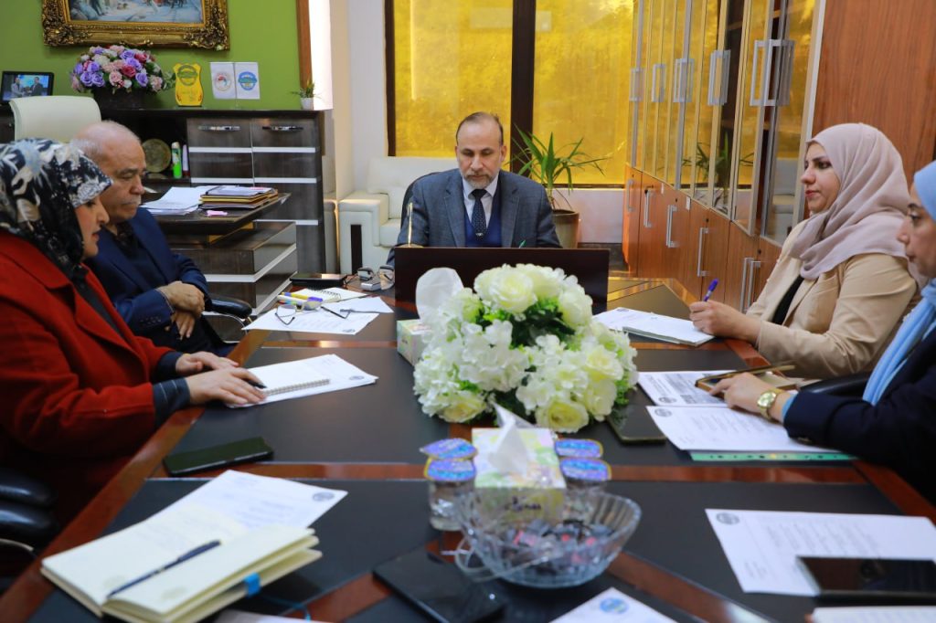 اللجنة المركزية للتنمية المستدامة في جامعة الكرخ للعلوم تعقد اجتماعها الأول